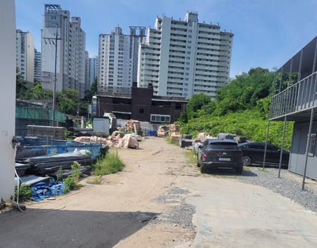 철거가 대부분 이뤄진 동작구 본동 441번지 일대 사진