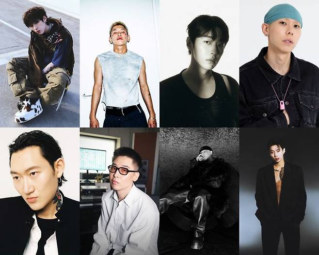 [서울=뉴시스] '쇼미더머니12' 프로듀서 라인업. (사진 = 소속사·본인 제공) 2025.09.23. photo@newsis. *재판매 및 DB 금지