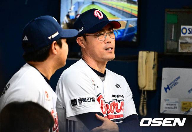 조성환 두산 감독대행 / OSEN DB