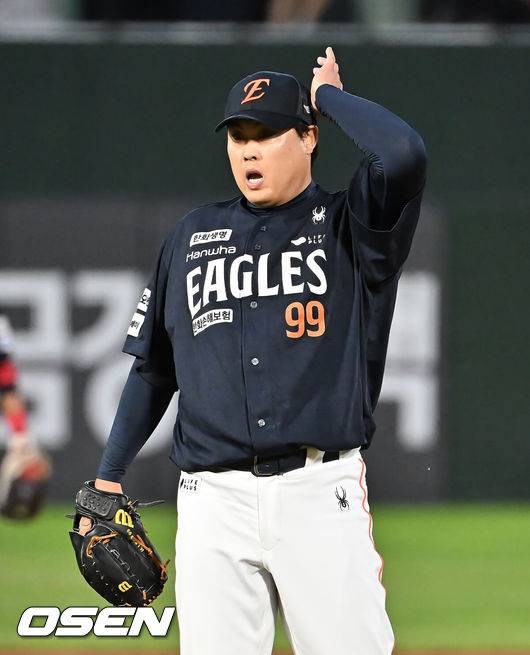 [OSEN=부산, 이석우 기자] 한화 이글스 류현진 040 2025.09.10 / foto0307@osen.co.kr