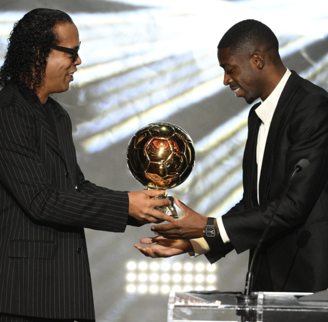 [사진] 호나우지뉴 / 발롱도르 소셜 미디어 계정