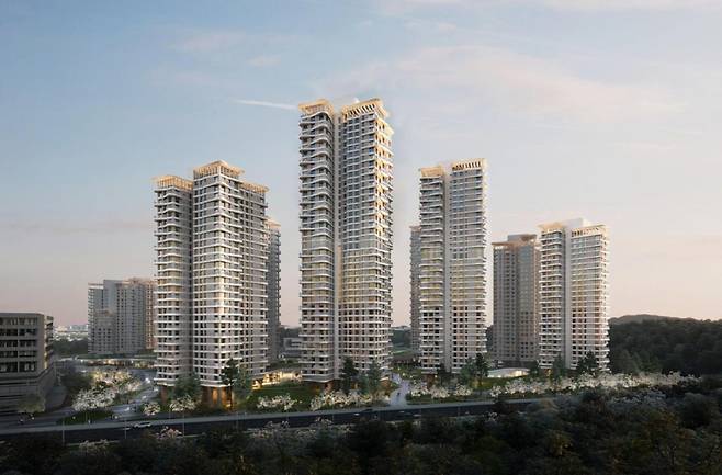 <강릉시 저동 공동주택 개발사업 조감도>