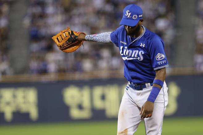 삼성 르윈 디아즈. 사진제공｜삼성 라이온즈