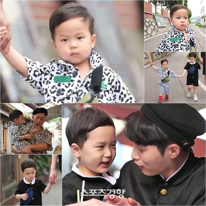 교련복과 과거 학생복을 입은 은주와 정우 모습. KBS 제공