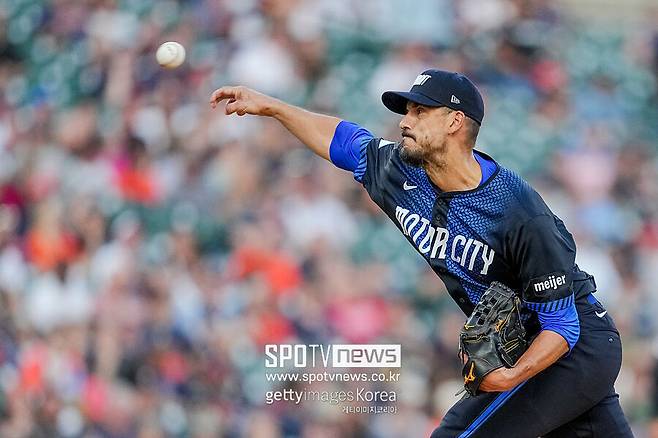 ▲ 지난 20일 애틀랜타 브레이브스전 등판이 찰리 모튼의 디트로이트에서 마지막 경기가 됐다.