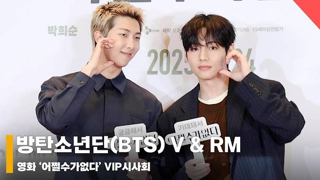 방탄소년단(BTS) V & RM, '월드 클래스는 어쩔수가없다~' [영상]
