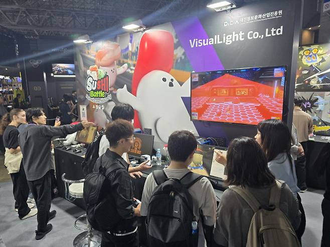 2024도쿄게임쇼에 참가했던 대전정보문화산업진흥원 대전 게임 기업 부스(대전정보문화산업진흥원)