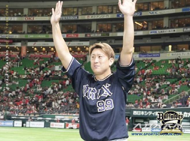 오릭스의 베테랑 스기모토는 22일 소프트뱅크전 8회 결승 홈런을 터트렸다. 사진캡처=오릭스 버팔로즈 SNS