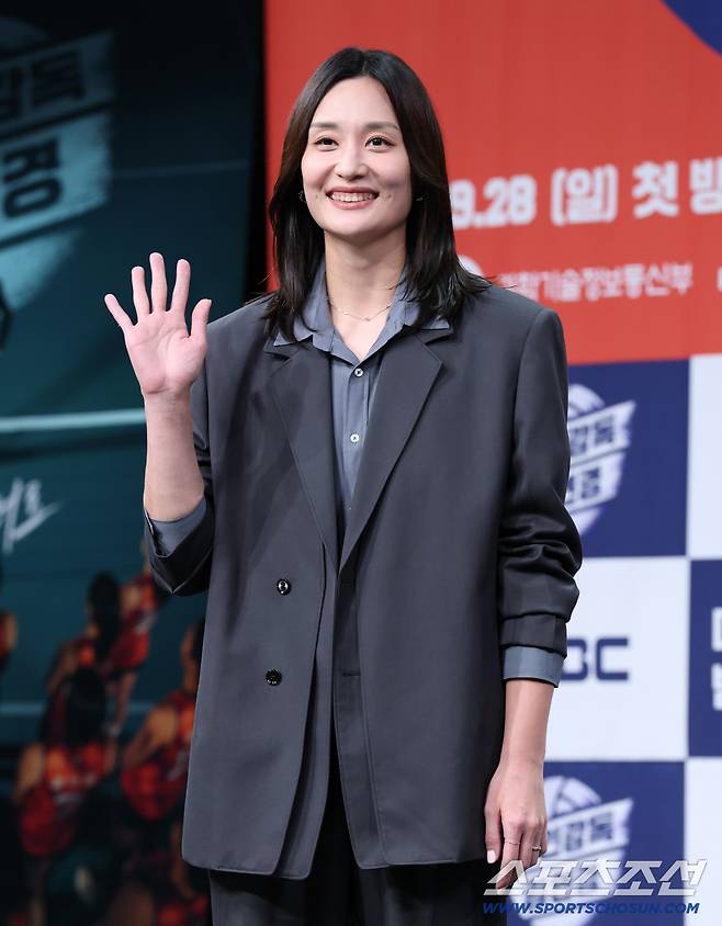 MBC 예능 '신인감독 김연경' 제작발표회가 24일 오후 서울 상암동 MBC 사옥에서 열렸다. 표승주가 포즈 취하고 있다. 정재근 기자 cjg@sportschosun.com/2025.9.24/