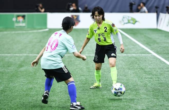 '골때리는그녀들' 발라드림 vs 탑걸(골때녀) SBS 
