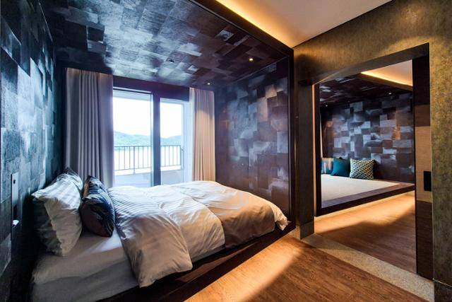 보문관광단지 소노캄 경주 디럭스B 객실 내부 모습. 경주=이한호 기자