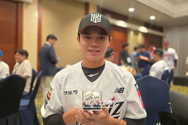 지난 17일 신인드래프트장에서 만난 임상우. 사진=윤승재 기자