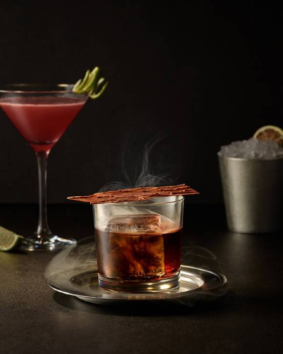 더 라이브러리 ‘시그니처 칵테일 트리오 [사진=서울신라호텔]