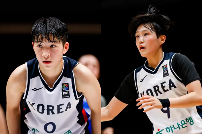 ▲광주수피아여고 1학년 듀오 김담희(왼쪽)와 임세운(오른쪽)