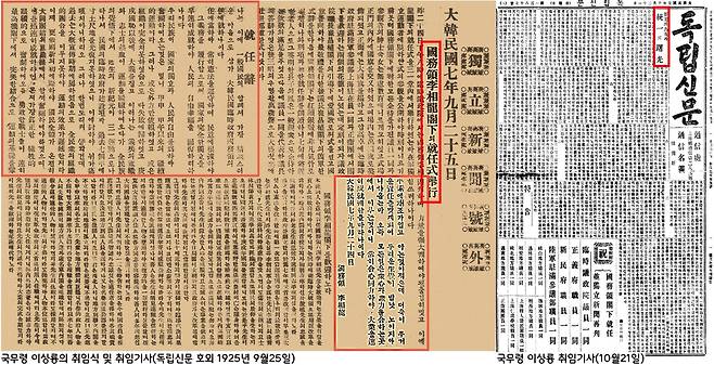1925년 4월 상해 임시정부가 대통령제를 폐지하고 내각책임제 형식의 국무령제를 도입하고, 초대 국무령에 석주를 추대했다. 석주는 그해 9월 상해에 도착, 초대 국무령으로 공식 취임했다.