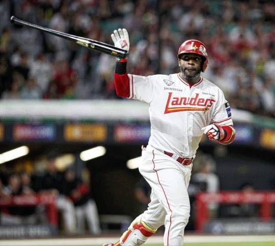 에레디아, 결승 투런포. 사진[연합뉴스]