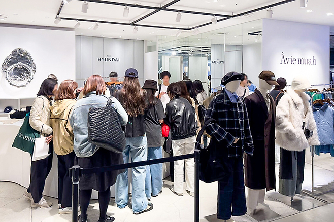 현대백화점이 지난해 11월 일본 도쿄 파르코 시부야점에 열었던 팝업스토어 당시 모습. [사진 = 현대백화점]