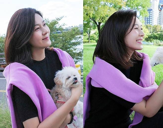 김하늘이 시간을 거스른 듯한 동안 비주얼을 뽐냈다.사진=김하늘 SNS