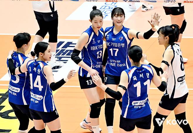 여자배구 IBK기업은행. (사진=KOVO 제공). 2025.09.24. *재판매 및 DB 금지
