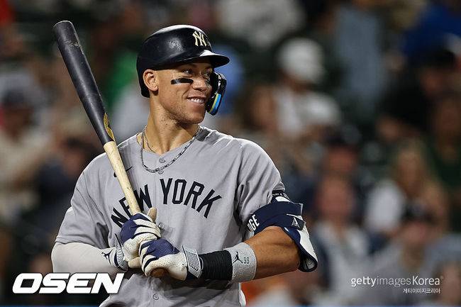 [사진] 뉴욕 양키스 애런 저지. ⓒGettyimages(무단전재 및 재배포 금지)