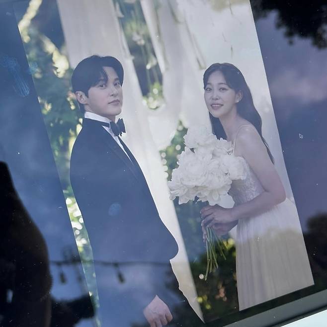 윤선우와 김가은. 김가은 인스타그램 캡처