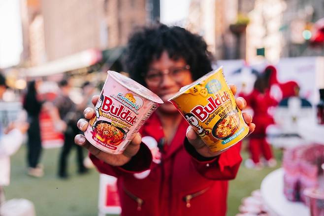 삼양식품 ‘스플래시 불닭’ 캠페인.&nbsp;삼양식품 제공