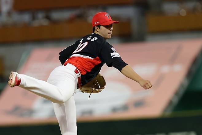 ▲ KIA 마운드의 희망으로 떠오르며 최근 인상적인 활약을 보여주고 있는 김태형 ⓒKIA타이거즈