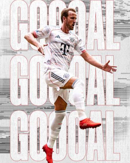 득점에 성공한 해리 케인. /사진=바이에른 뮌헨 공식 SNS  갈무리