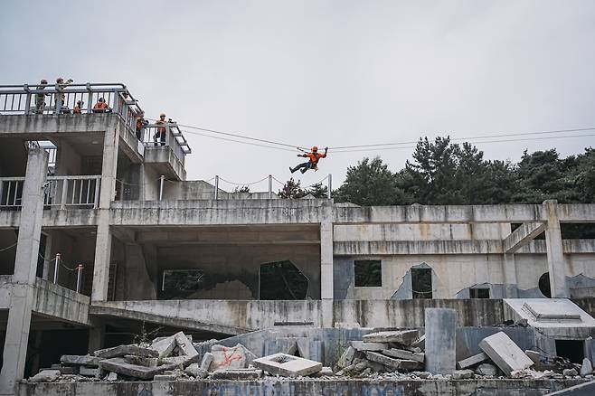 '대한민국 해외긴급구호대(KDRT) 2025년 국내 합동모의훈련' [외교부 제공]