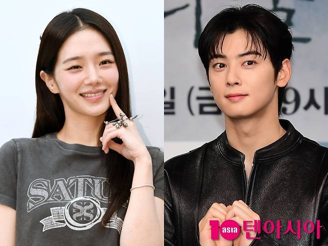 배우 박규영, 차은우/사진=텐아시아 사진DB