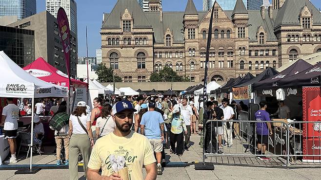 지난 7월 이민자 커뮤니티 주관으로 열린 아랍인축제