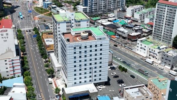 창원시 마산회원구 아하그룹 본사 전경. /경남도민일보 DB