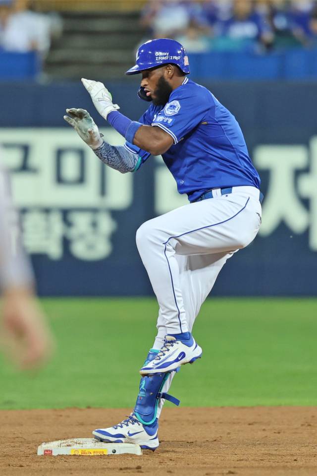 삼성 라이온즈의 르윈 디아즈. 삼성 제공