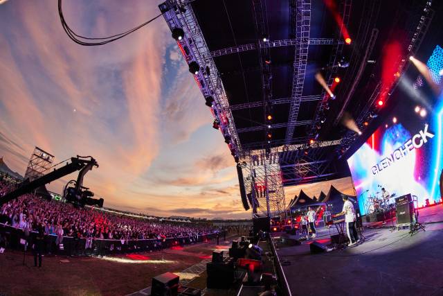 부산 삼락생태공원에서 열린 부산국제록페스티벌 모습. 부산축제조직위원회 제공