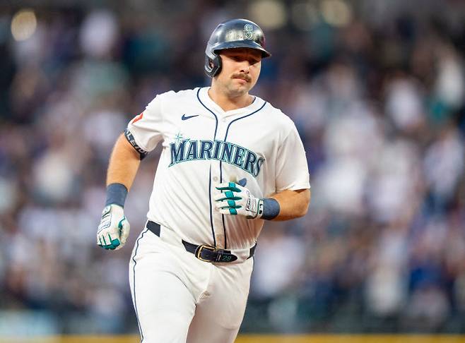 시애틀 매리너스 칼 랄리가 미국 프로야구 메이저리그(MLB) 역사상 최초로 포수로서 단일시즌 60홈런 고지를 정복했다. 사진=AFPBBNews