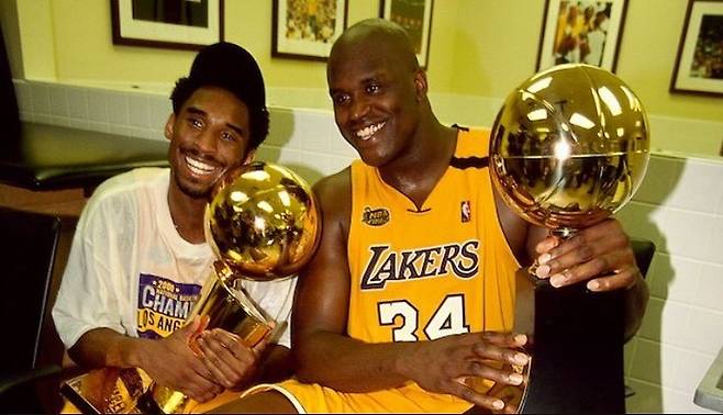 (왼쪽부터) 코비 브라이언트, 샤킬 오닐