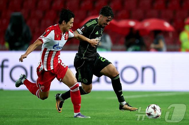 즈베즈다 설영우. ⓒ AFP=뉴스1