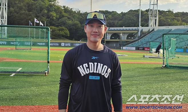 인터뷰에 임한 NC 도태훈. 김영록 기자