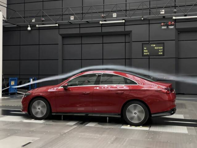 메르세데스-벤츠 더 뉴 CLA 공기저항계수 테스트