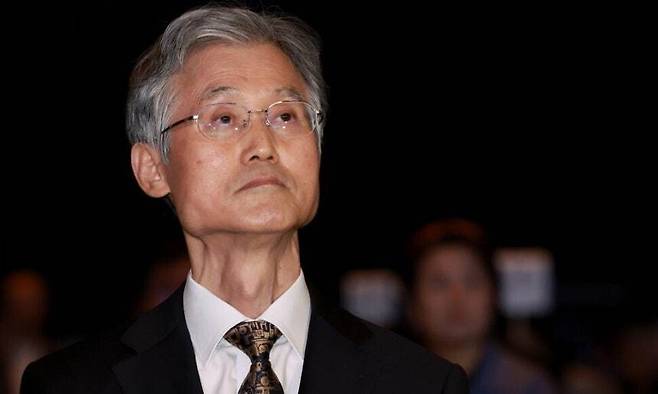 조희대 대법원장이 22일 서울 중구 신라호텔에서 열린 ‘2025 세종 국제 콘퍼런스’ 개회식에 참석하고 있다. 연합뉴스