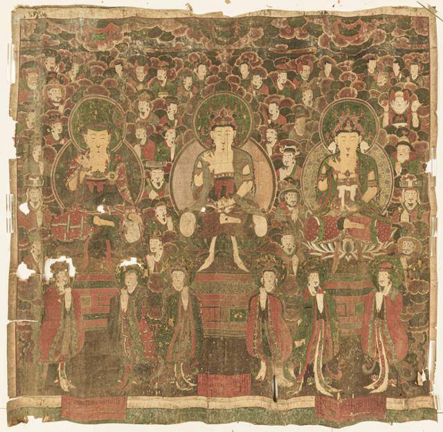 1744년 제작된 대구 용연사 '삼장보살도'. 대한불교조계종 제공