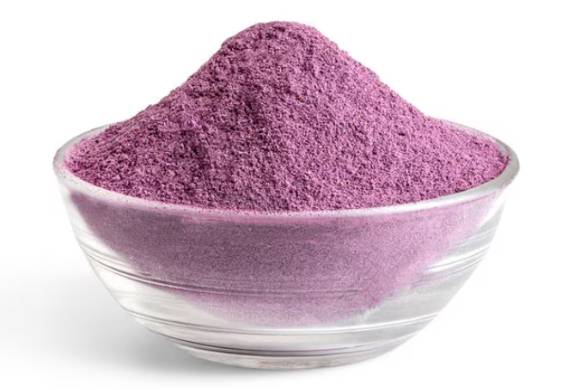 블루베리 분말을 추가한 실험군에선 장 내 유익균 증가가 확인됐다. 사진은 곱게 갈린 블루베리 가루. [사진= Nuts]