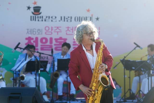 지난해 천만송이 천일홍 축제 공연 모습