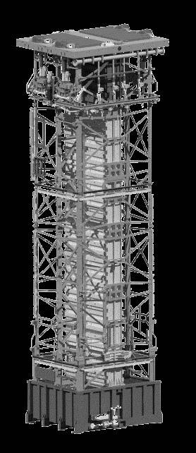 민간 주도 개발에 성공한 한국형 수직발사체 KVLS-II 컴퓨터 그래픽(CG) 형상. 방위사업청 제공