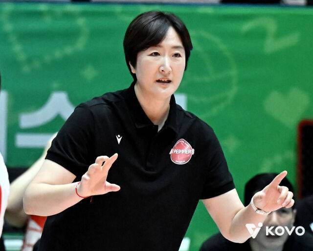 페퍼저축은행 장소연 감독./KOVO
