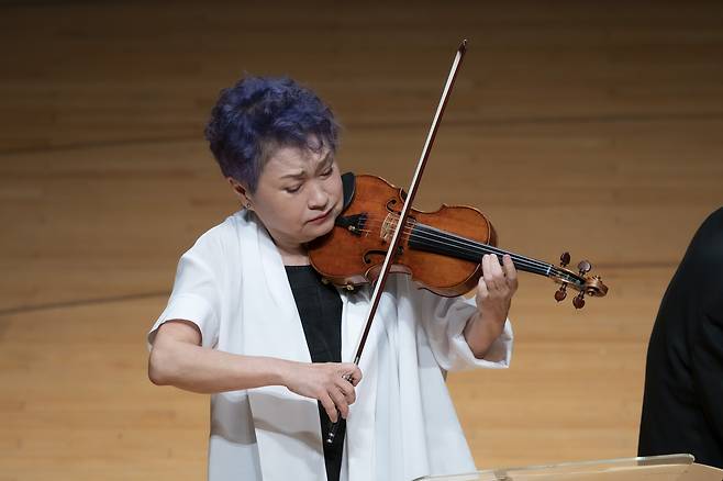 바이올리니스트 정경화와 피아니스트 케빈 케너의 듀오 리사이틀 [크레디아 제공]