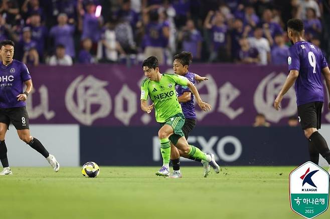 [서울=뉴시스] 프로축구 K리그1 전북 현대의 전진우. (사진=한국프로축구연맹 제공) *재판매 및 DB 금지