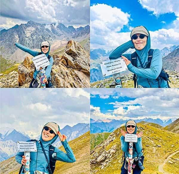 네 개의 봉을 하나씩 밟을 때마다, 발걸음은 가벼워지고 마음은 더 행복해졌다.