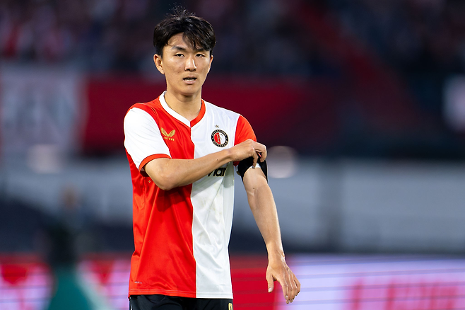 페예노르트 황인범. 게티이미지코리아