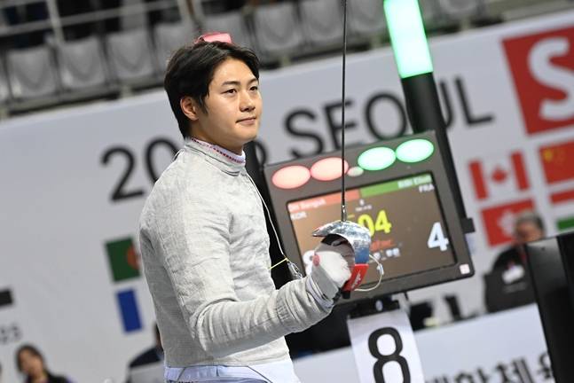 오상욱. /사진=국제펜싱연맹 제공